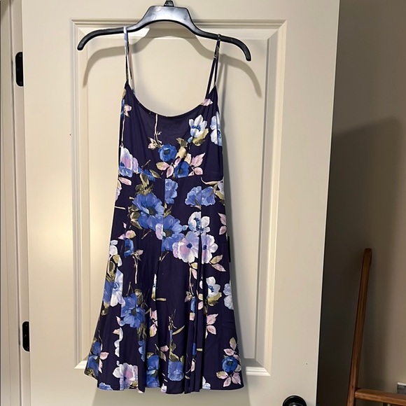 Lulus Dresses & Skirts - Lulu's Blue and Multi Colored Floral Dress